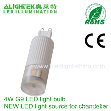 4w G9 Ceramic Led Bulb Light G9 Chandelier Replacement Light Source 
